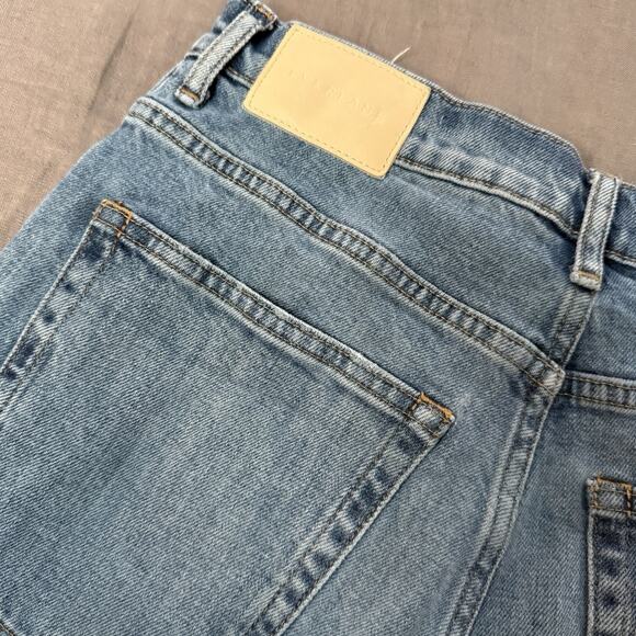 Everlane Women's Jeans The Way High Light Wash 29R 28x26 Y2K Mom Jeans - Picture 9 of 10